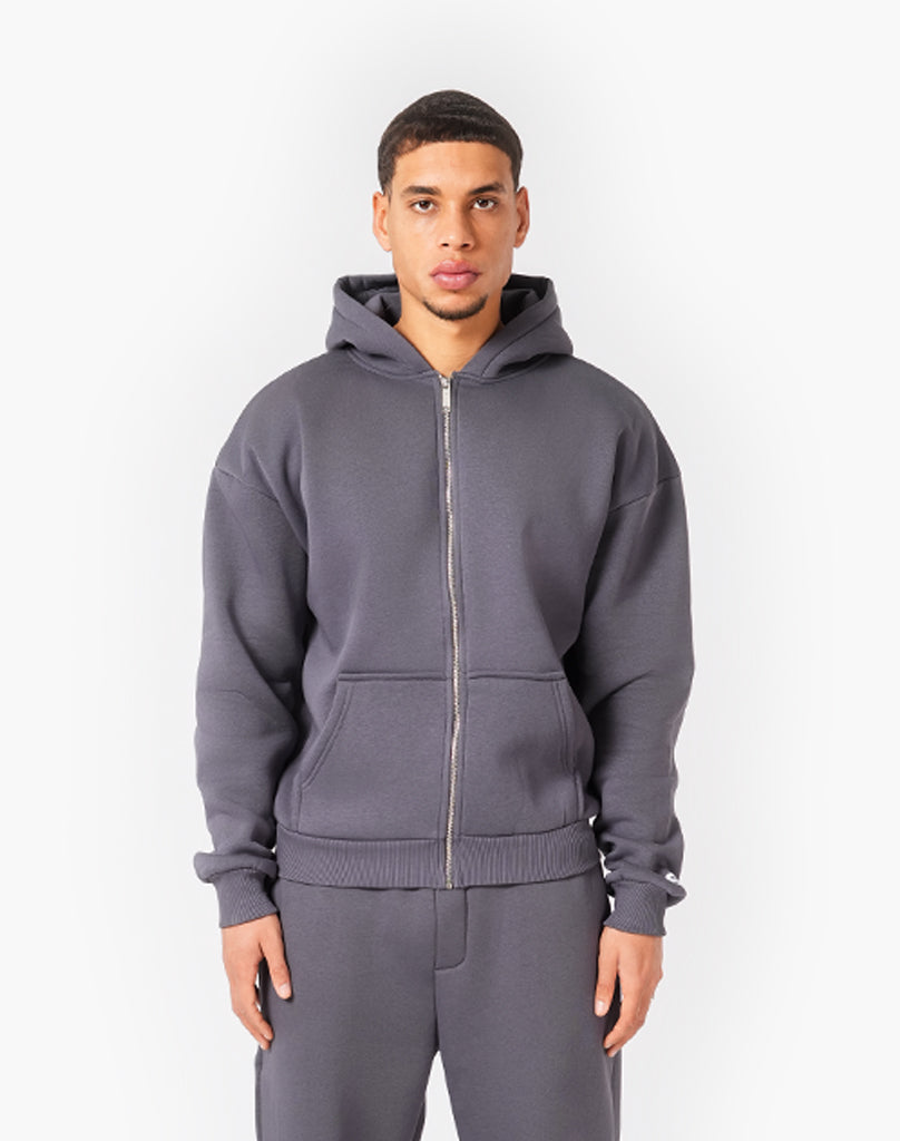 BASIC ZIP-HOODIE (ANTHRAZIT) Hoodie STATEMENT