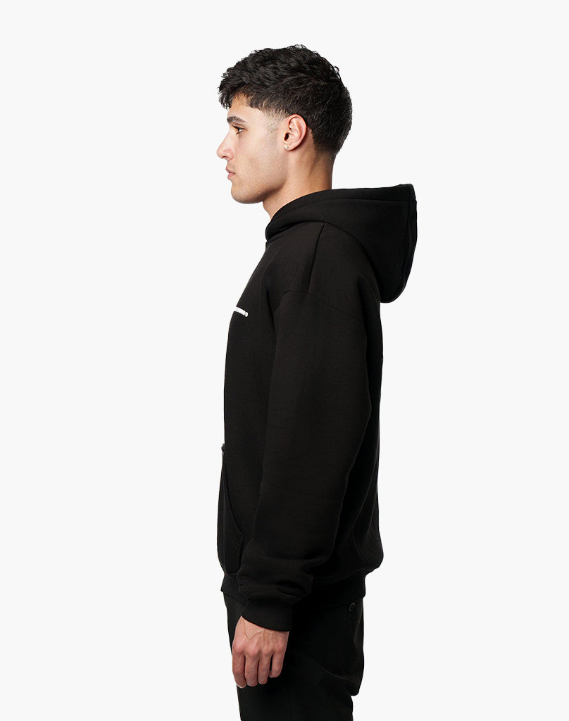 WAVE HOODIE BLACK