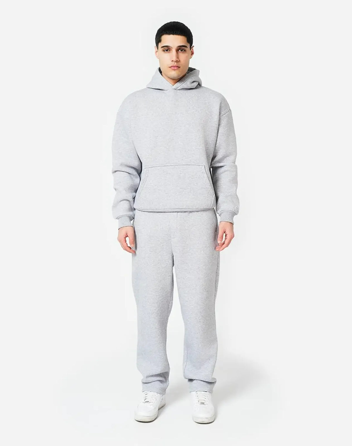 TRACKSUIT SET (GREY MELANGE) Tracksuits Statement Clo