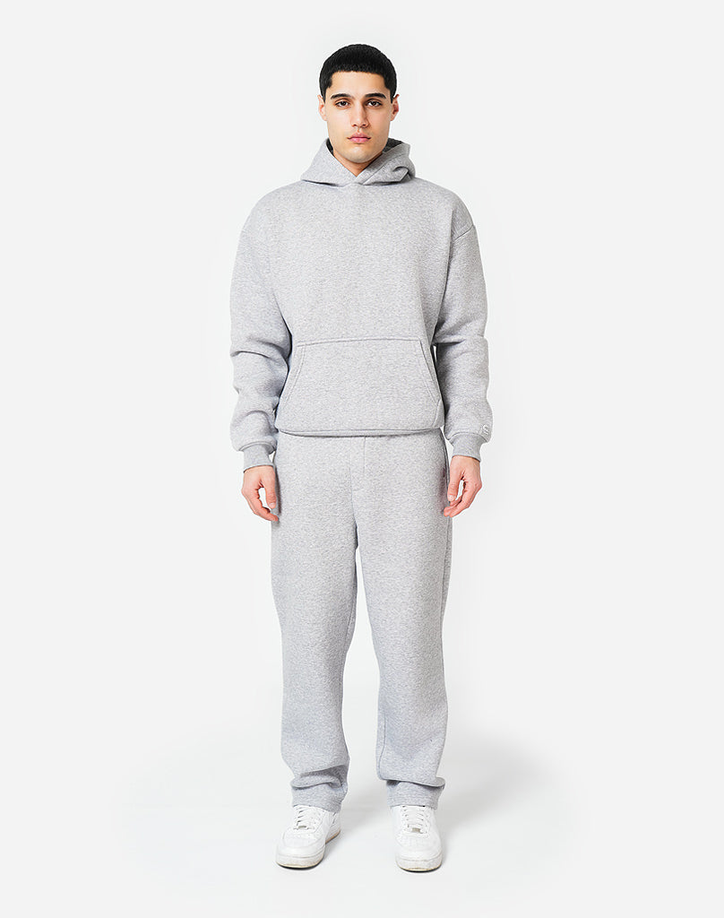 BASIC OPEN LEG JOGGER (GREY MELANGE) - Mail Bestseller Pants STATEMENT