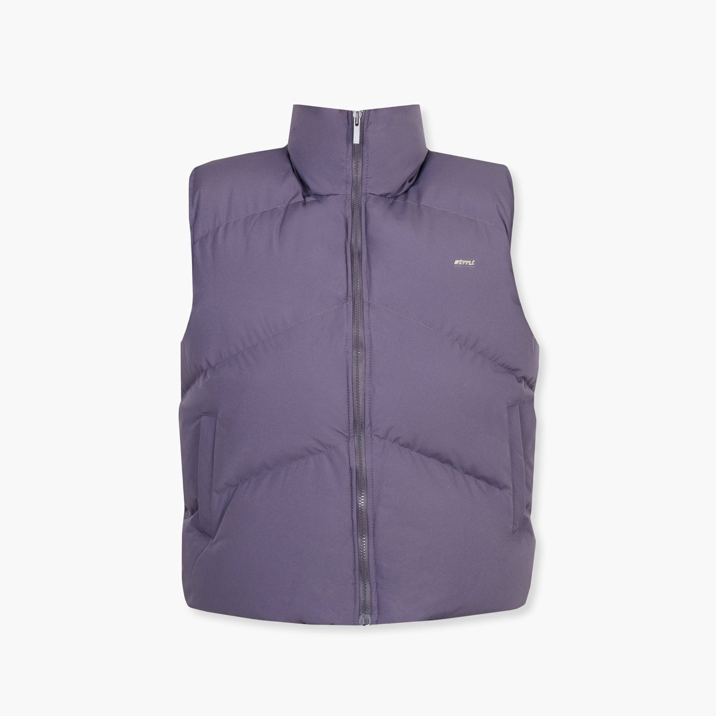 STMT PUFFER VEST GREY