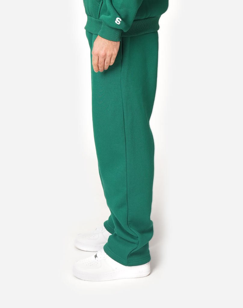 BASIC OPEN LEG JOGGER (WOOD GREEN) Pants STATEMENT