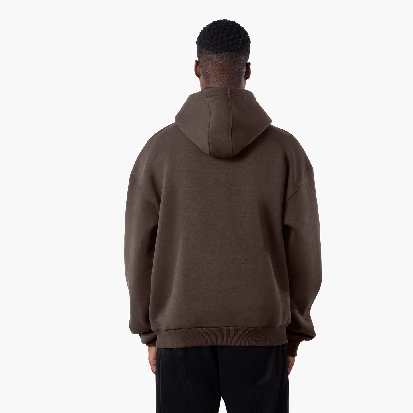 BASIC HOODIE BROWN