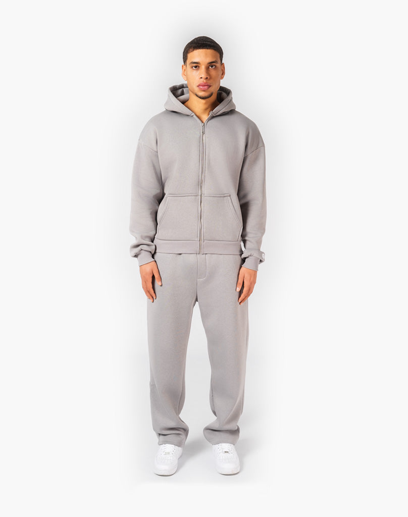 TRACKSUIT SET ZIP-HOODIE (GREY) Statement Clo
