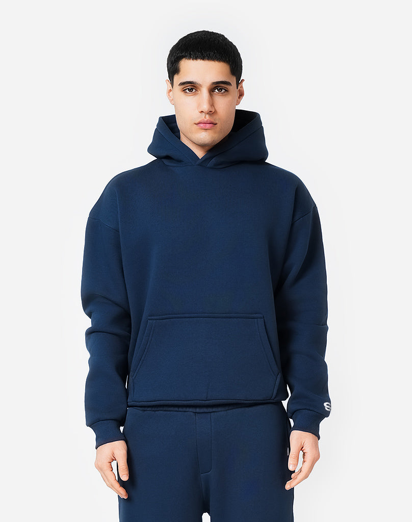 BASIC HOODIE (DARK BLUE) STATEMENT