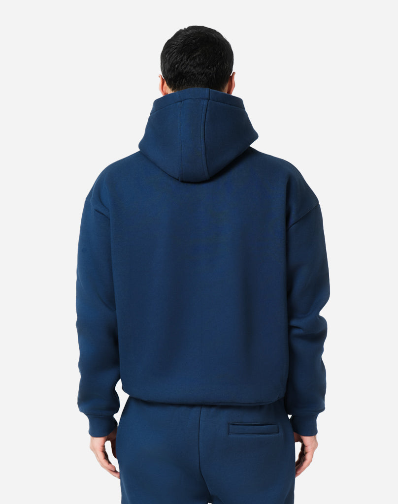 BASIC HOODIE (DARK BLUE) STATEMENT