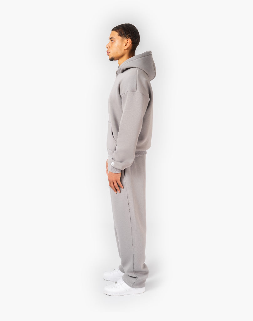 TRACKSUIT SET ZIP-HOODIE (GREY) Statement Clo