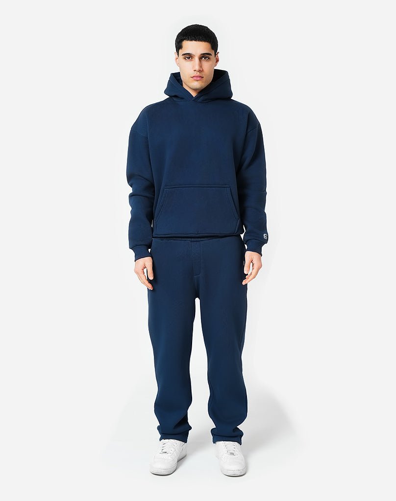 BASIC OPEN LEG JOGGER (DARK BLUE) Pants STATEMENT