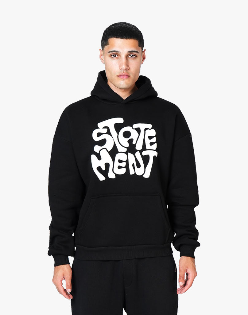 GROOVY HOODIE (BLACK) STATEMENT