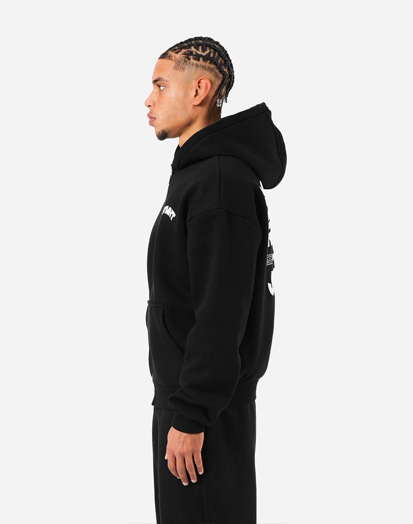 CHAMPION ZIP-HOODIE (BLACK) STATEMENT