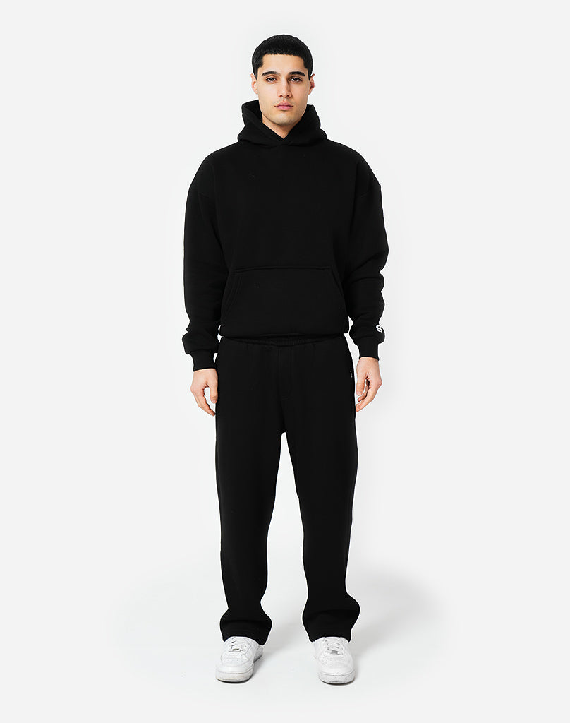 BASIC OPEN LEG JOGGER (BLACK) - Mail Bestseller Pants STATEMENT