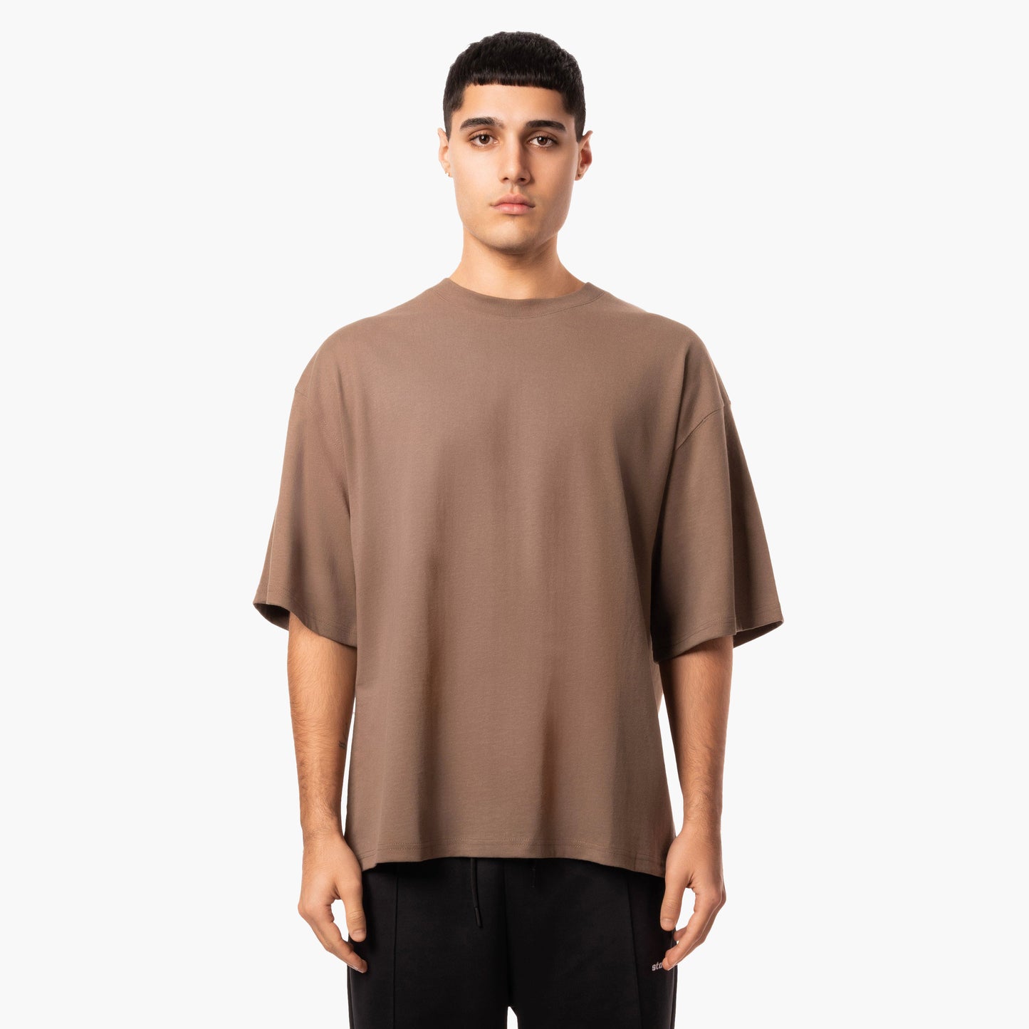 BASIC TEE COFFEE BROWN
