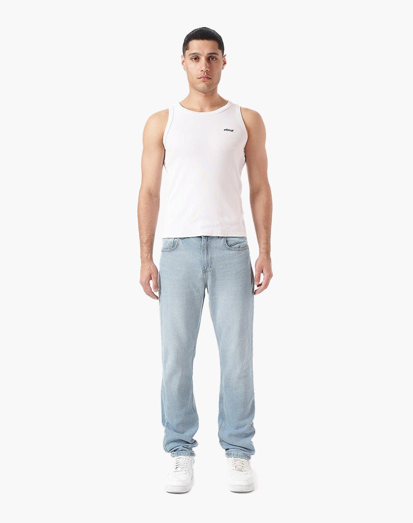 STRAIGHT FIT DENIM (LIGHT BLUE) Denim STATEMENT