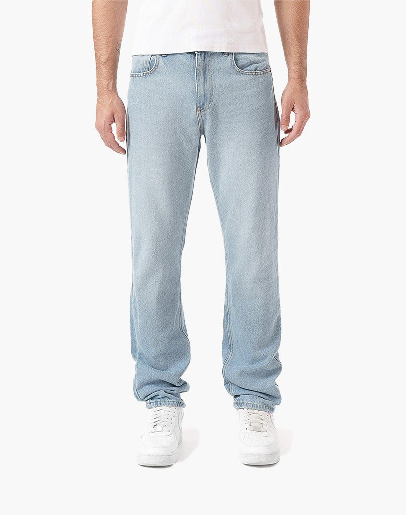 STRAIGHT FIT DENIM (LIGHT BLUE) STATEMENT