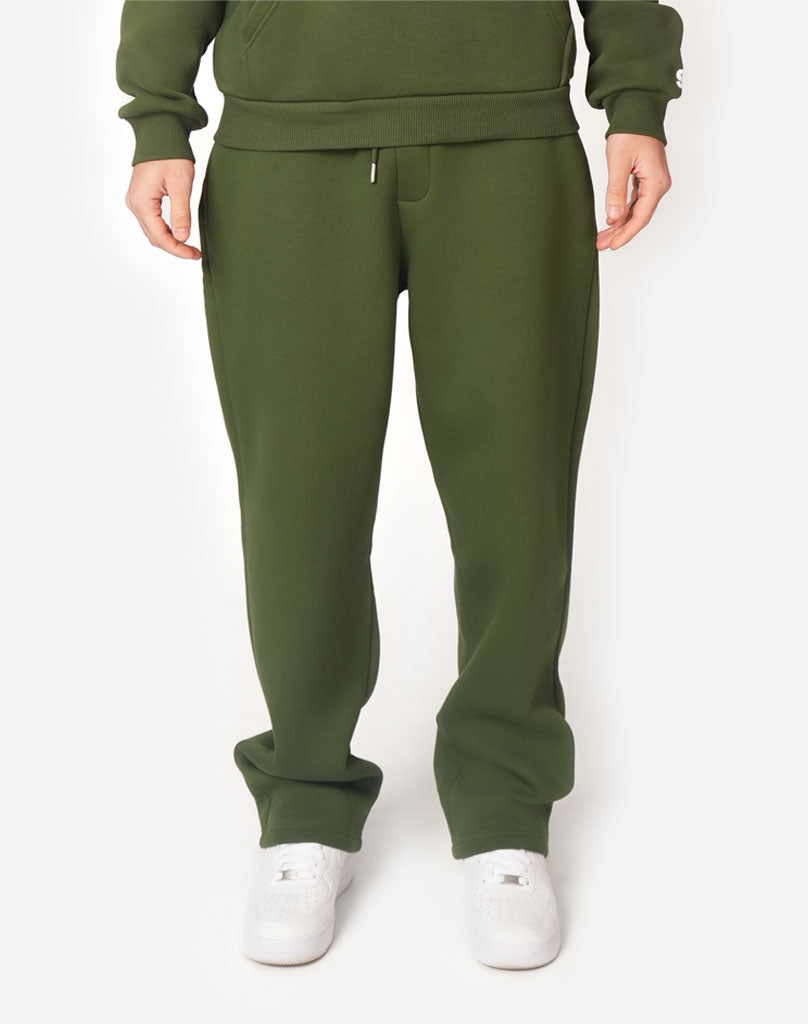 BASIC OPEN LEG JOGGER (DEEP FORREST)