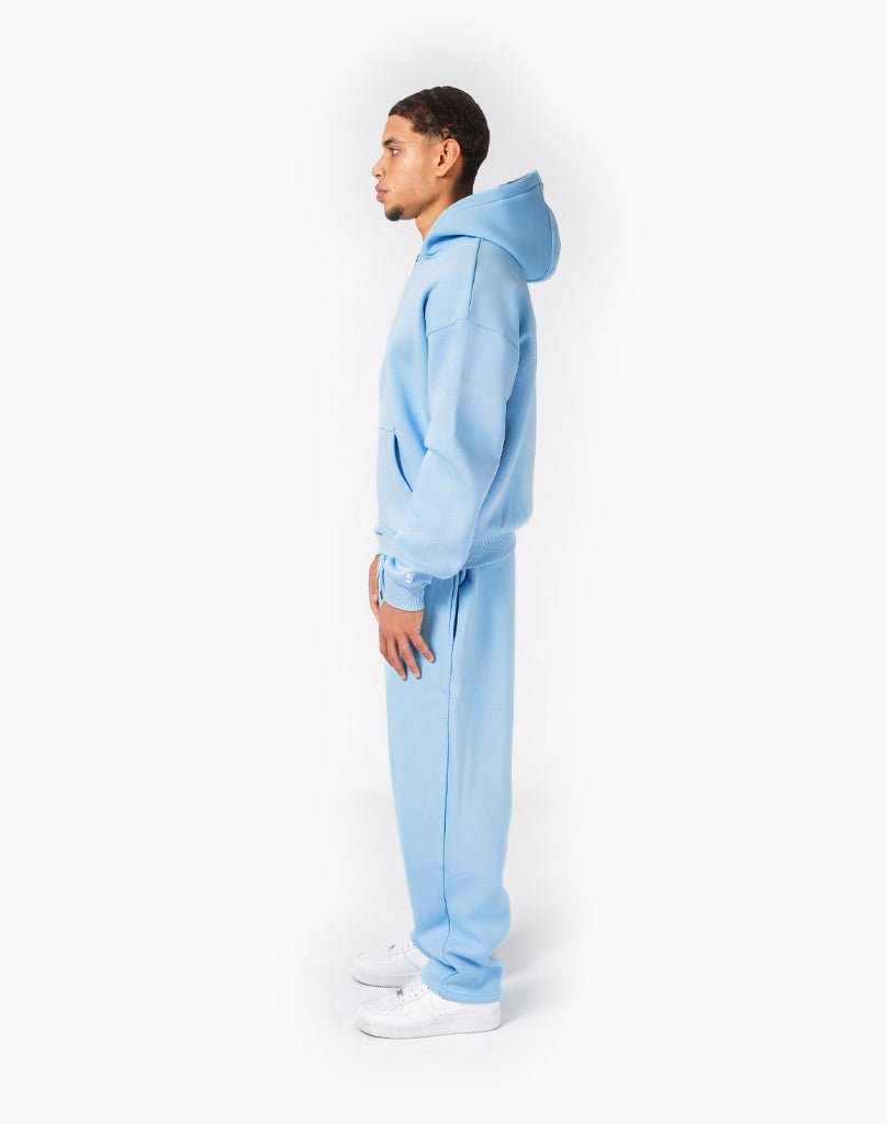 TRACKSUIT SET ZIP-HOODIE (ICE BLUE) Tracksuits Statement Clo