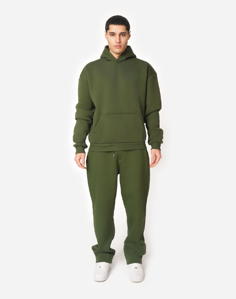 BASIC OPEN LEG JOGGER (DEEP FORREST) Pants STATEMENT