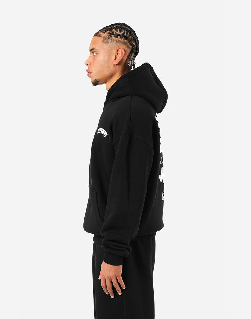 CHAMPION HOODIE (BLACK) STATEMENT