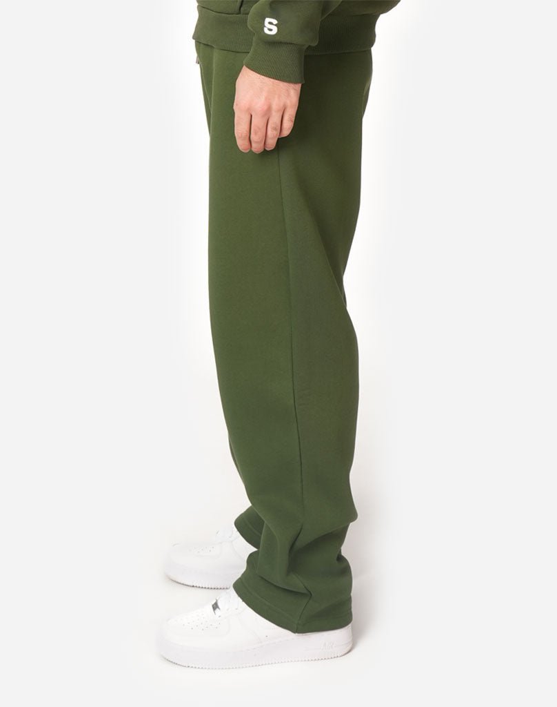 BASIC OPEN LEG JOGGER (DEEP FORREST) Pants STATEMENT