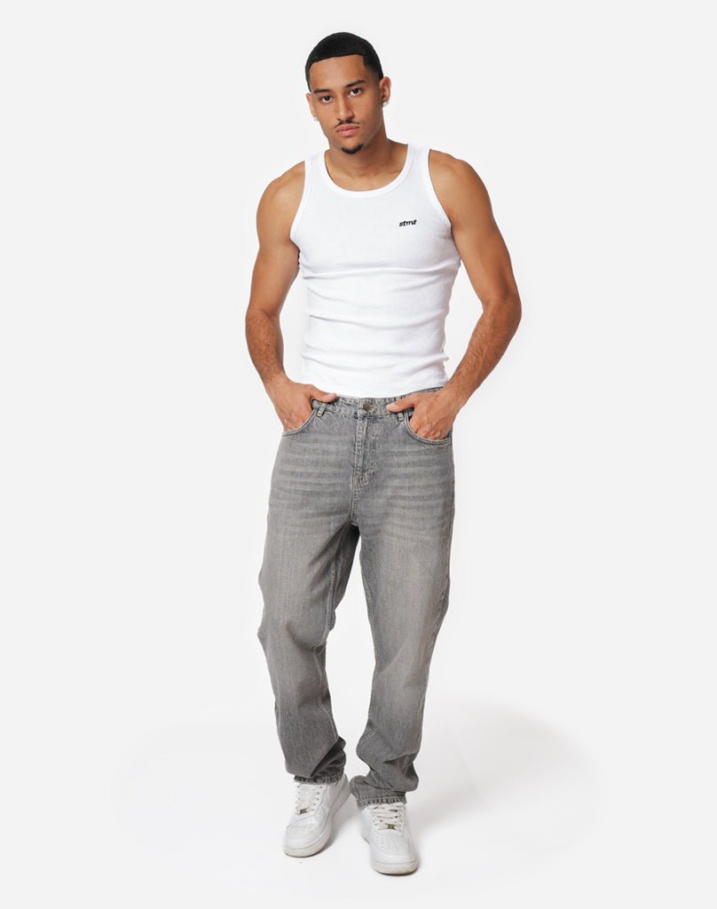 DENIM JEANS (GREY) Denim STATEMENT