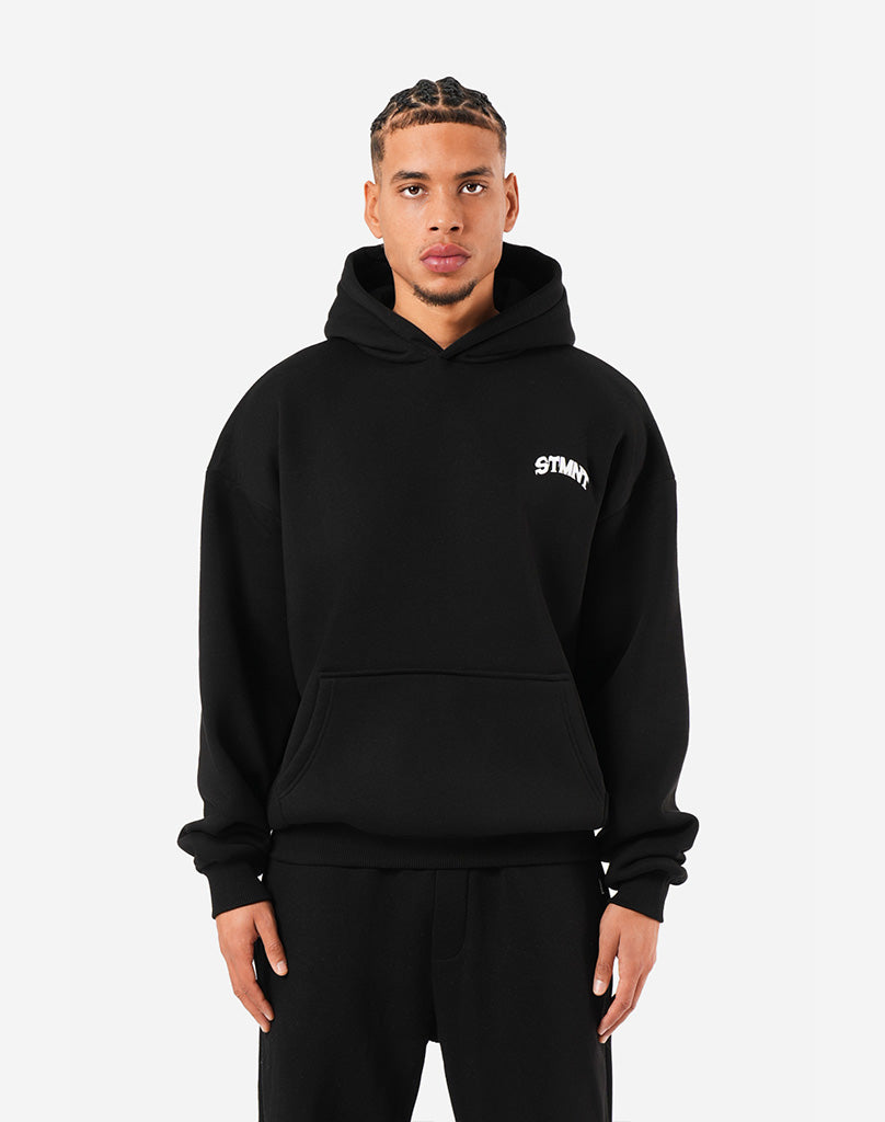 CHAMPION HOODIE (BLACK) STATEMENT