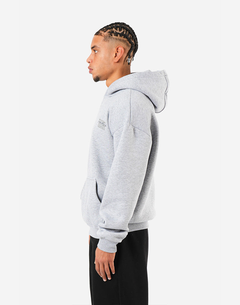 HEAVYWEIGHT HOODIE (GREY MELANGE) STATEMENT