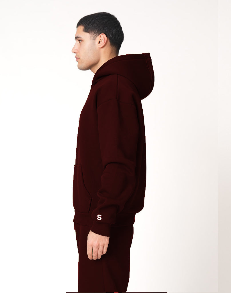 BASIC HOODIE (BLACK CHERRY) Hoodie STATEMENT