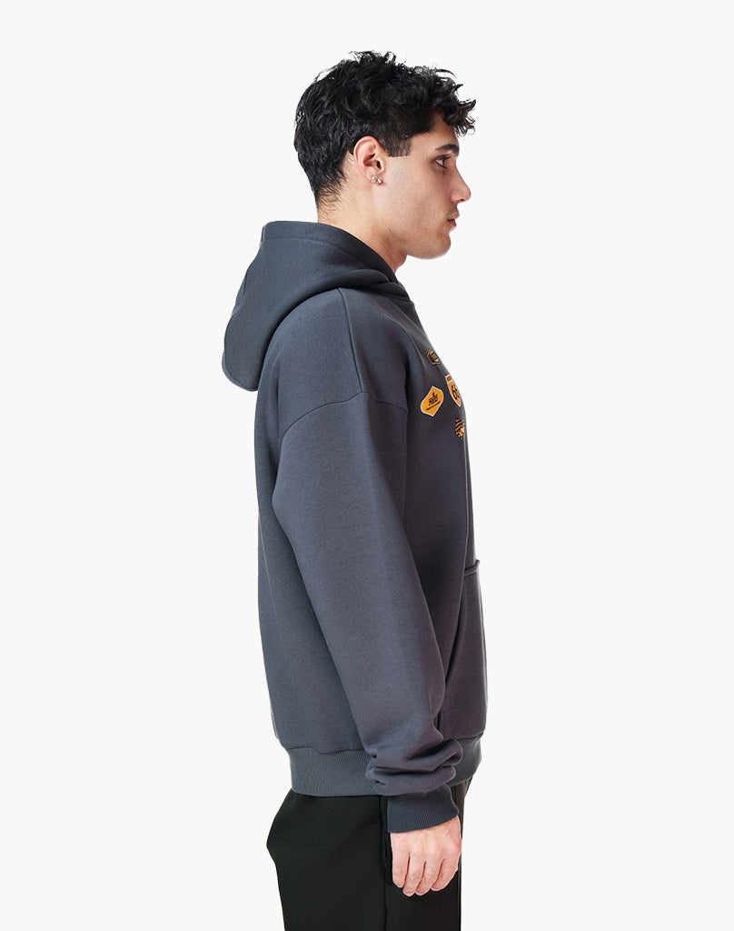 HIGHWAY HOODIE DARK GREY