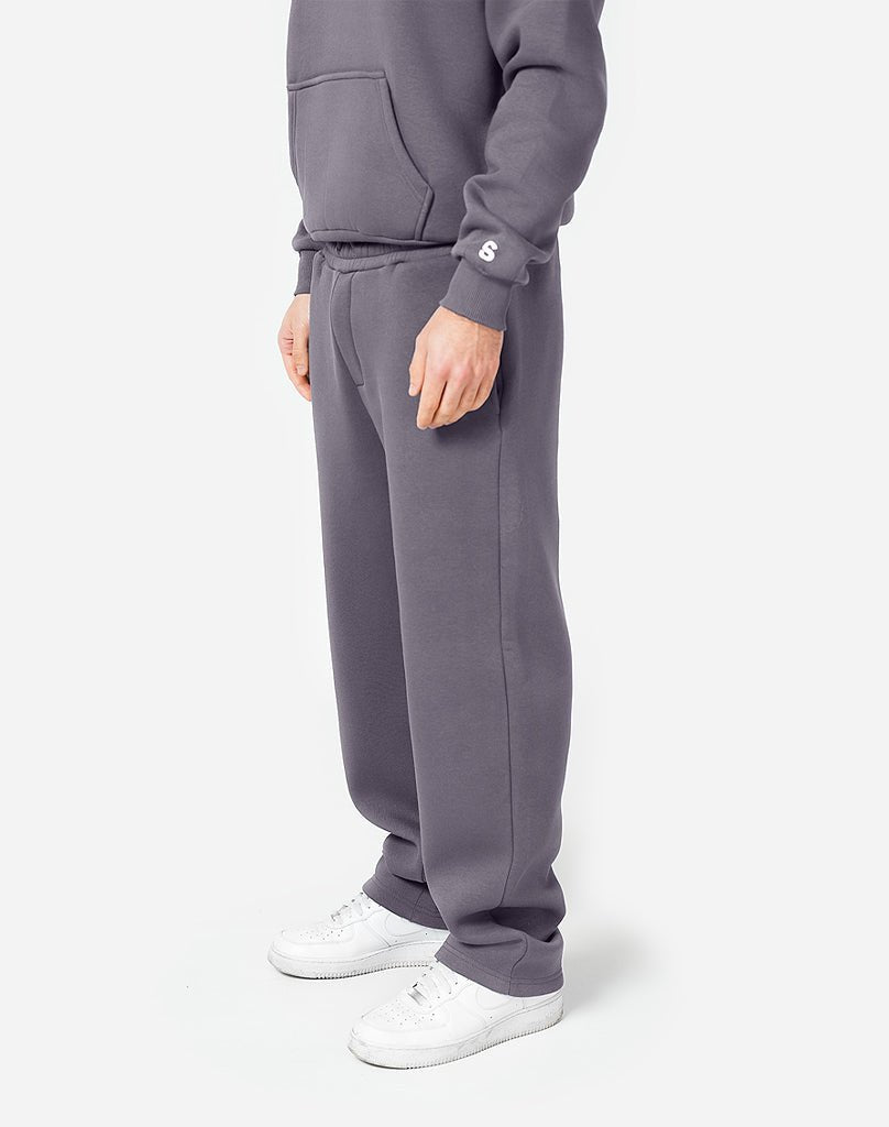 BASIC OPEN LEG JOGGER (ANTHRAZIT) Pants STATEMENT