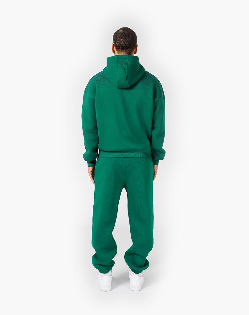 BASIC ZIPPER + BASIC JOGGER (WOOD GREEN) Tracksuits Statement Clo