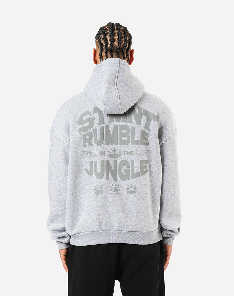 CHAMPION ZIP-HOODIE (GREY MELANGE) STATEMENT