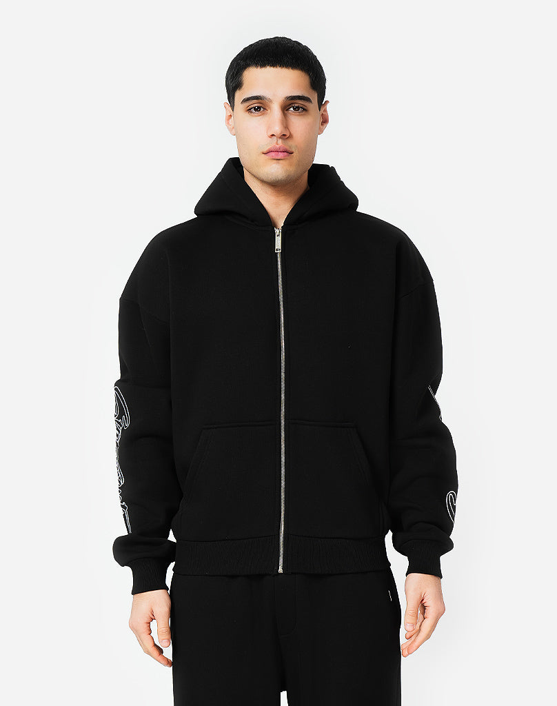 LOGO STATEMENT ZIP-HOODIE STATEMENT