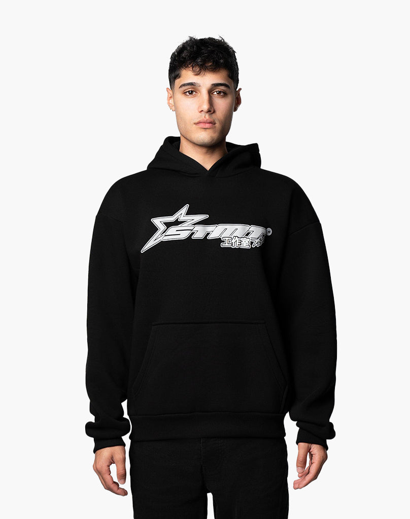 STAR HOODIE BLACK