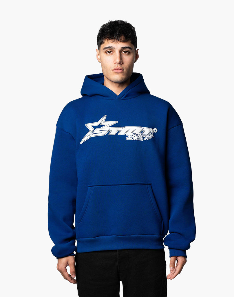 STAR HOODIE ROYAL BLUE