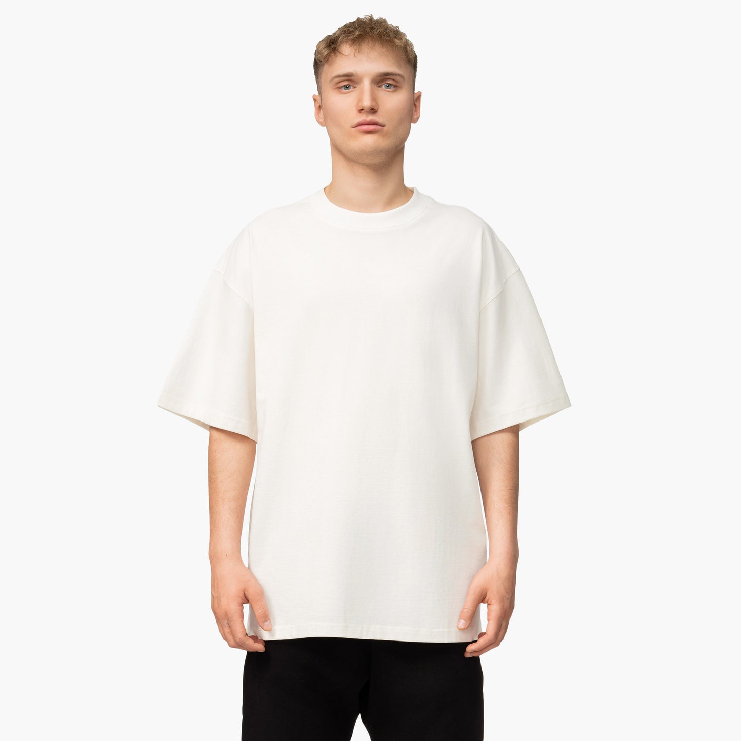 BASIC TEE CREAM WHITE