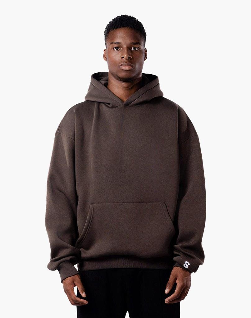 BASIC HOODIE (BROWN) Hoodie STATEMENT