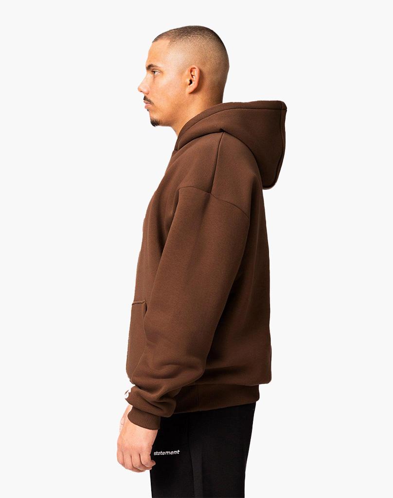 BASIC HOODIE (COFFEE BROWN) STATEMENT