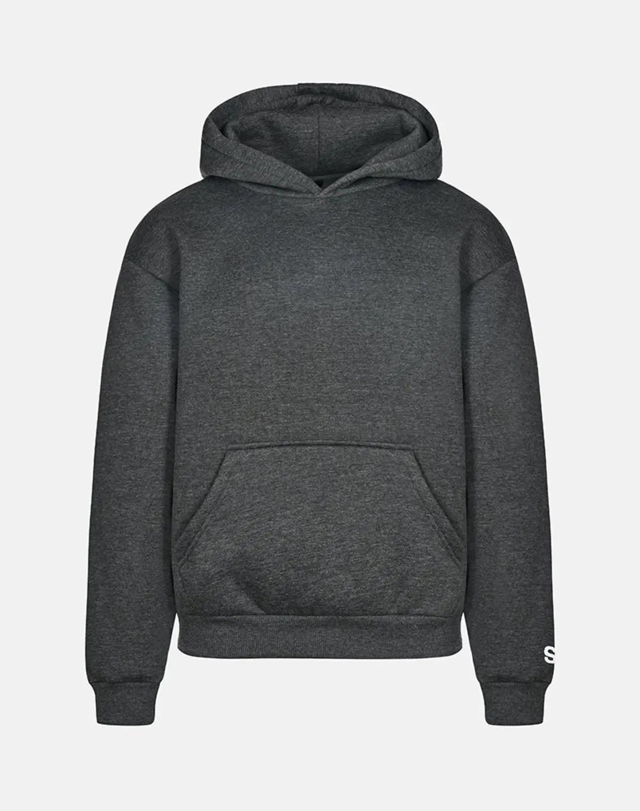 BASIC HOODIE (DARK GRAY MELANGE)