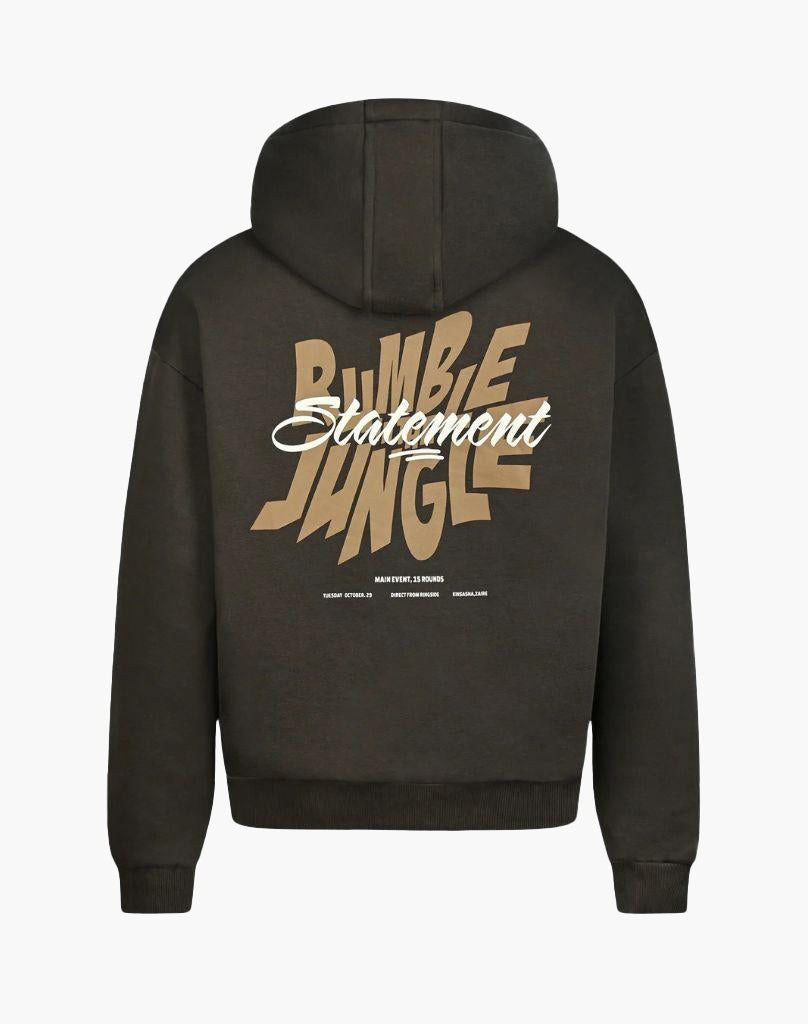 BOXING CLUB HOODIE (BROWN) STATEMENT