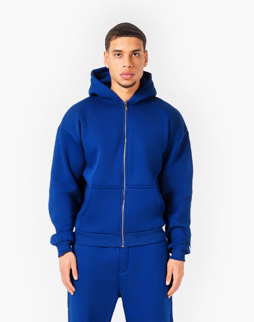 TRACKSUIT SET ZIP-HOODIE (ROYAL BLUE) Tracksuits Statement Clo