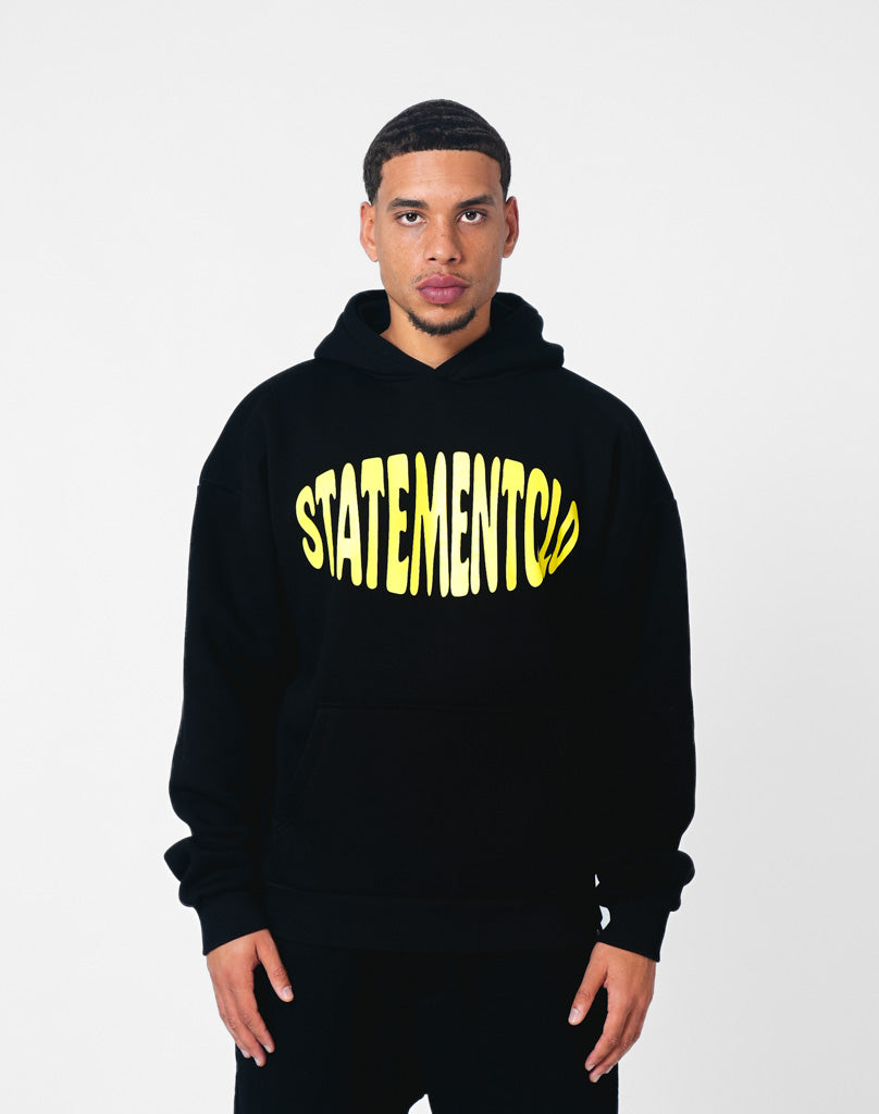 NIGHT SIGNAL HOODIE (BLACK) STATEMENT