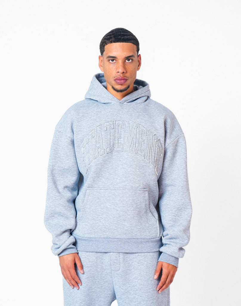 STATEMENT RIFT HOODIE (GREY MELANGE) STATEMENT