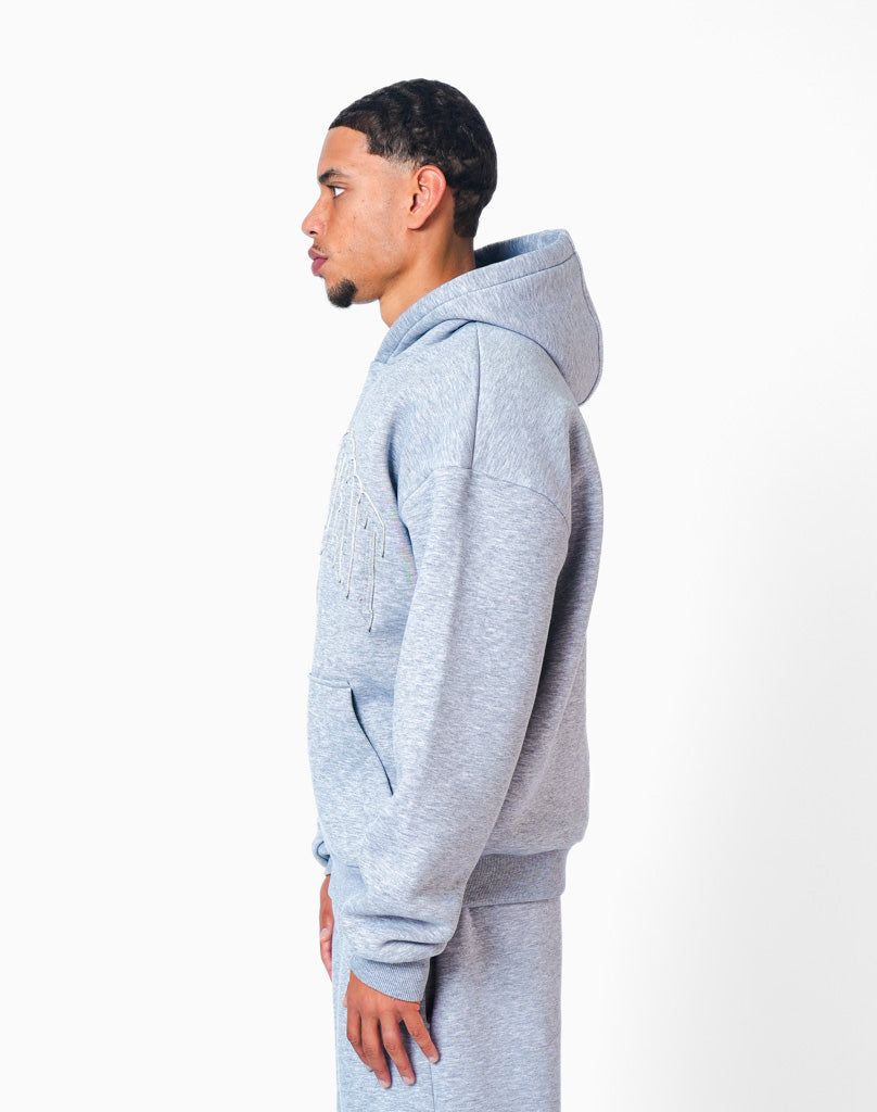 STATEMENT RIFT HOODIE (GREY MELANGE) STATEMENT