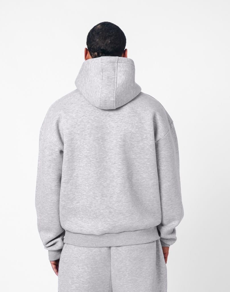STATEMENT RIFT HOODIE (GREY MELANGE) Hoodie STATEMENT