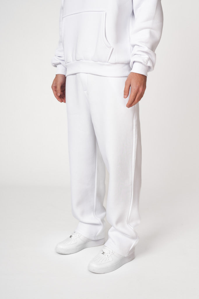 BASIC OPEN LEG JOGGER (WHITE)