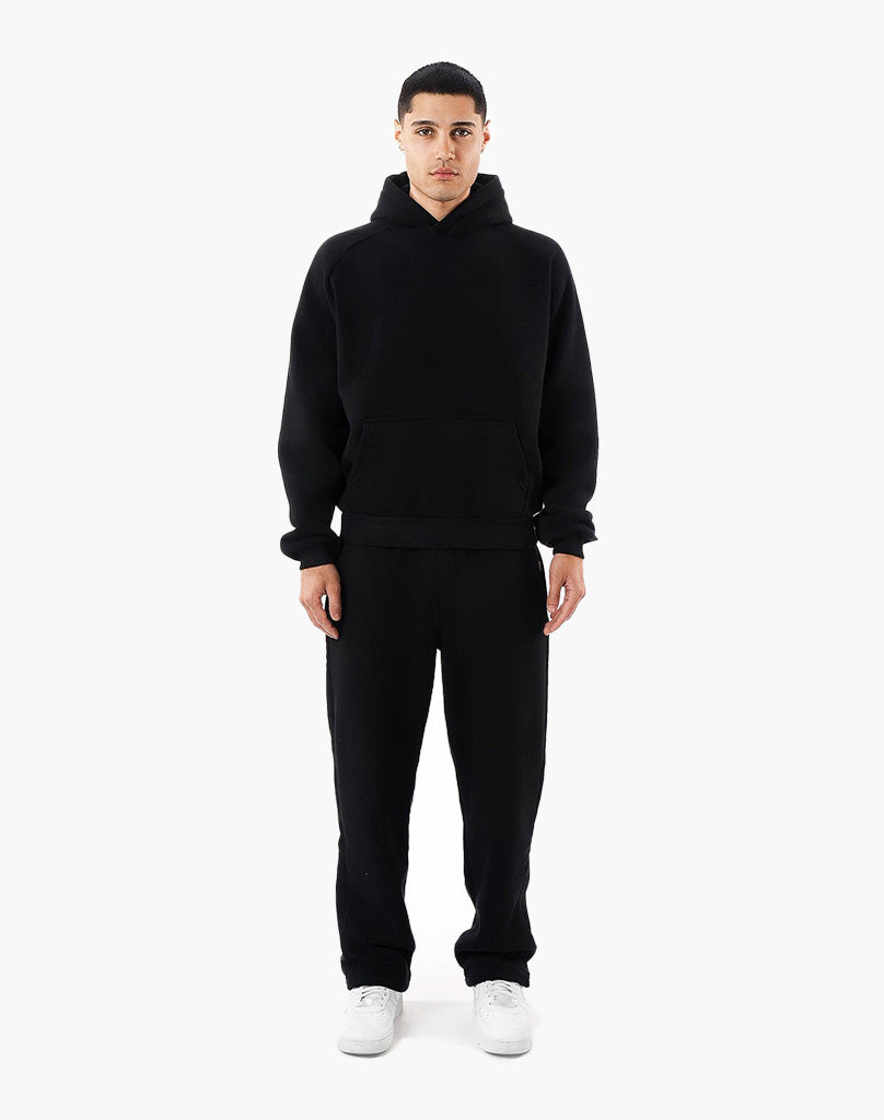 RAGLAN HOODIE (BLACK) Hoodie STATEMENT