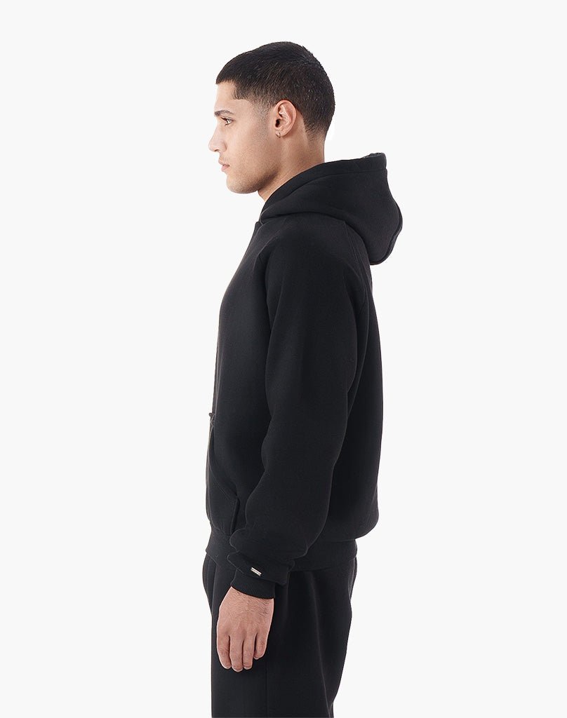 RAGLAN ZIP-HOODIE (BLACK) Zip-Hoodie STATEMENT