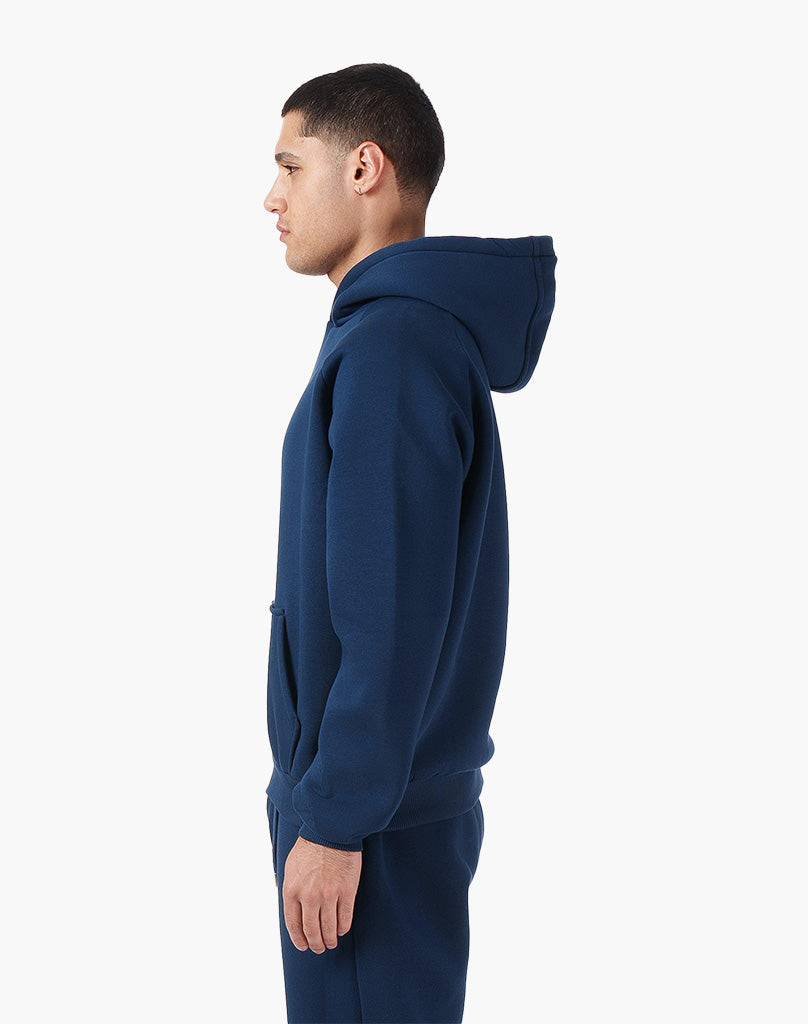 RAGLAN ZIP-HOODIE (DARK BLUE) STATEMENT