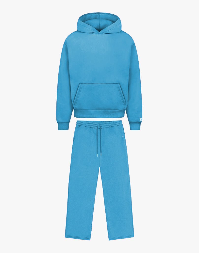 TRACKSUIT SET (AQUA BLUE) Tracksuits Statement Clo
