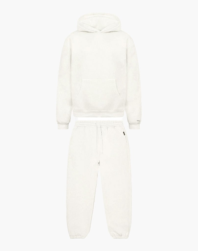TRACKSUIT SET CUFF (CREAM WHITE) Tracksuits Statement Clo